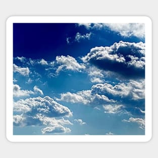 Beautiful cloudy blue sky Sticker